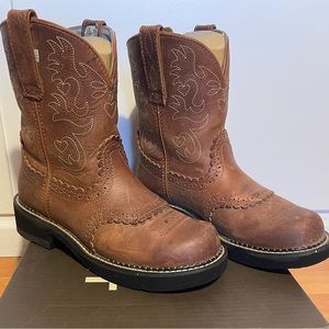 EUC Ariat Fatbaby Saddle Women’s Western Cowboy Cowgirl boot 7.5